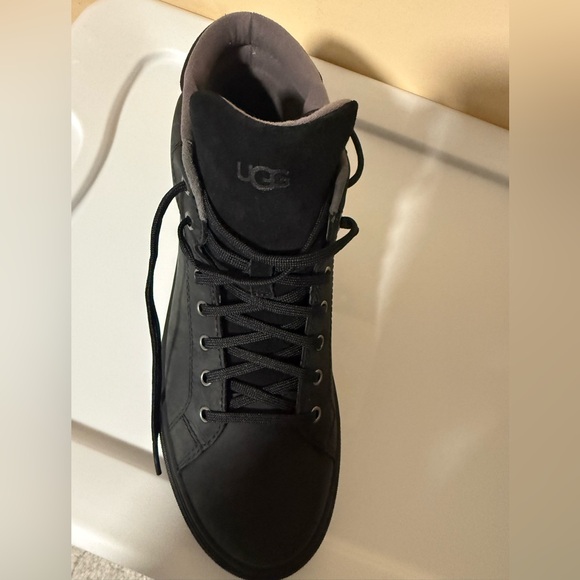 Men's Black High-Top Sneakers - Picture 5 of 13